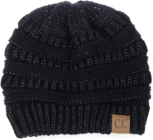 Miniatura 655 de C.C Trendy Warm Chunky Soft Stretch Cable Knit Beanie