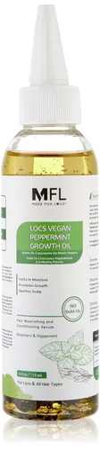 Miniatura 8 de Locs - Suero de crecimiento vegano Aceite de rastas (aroma de piña, arándano y menta) 4 onzas (arándano)