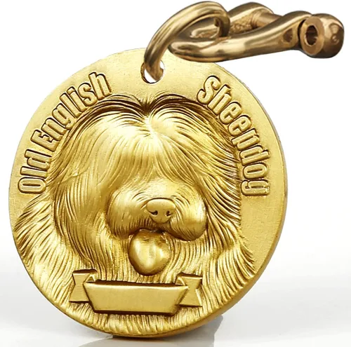 Miniatura 56 de Etiqueta de perro retro de cobre puro tridimensional con estampado de mascotas en relieve, etiquetas personalizadas para mascotas, etiquetas