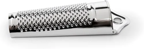 Miniatura 2 de Fox Run Rallador de nuez moscada de cono de acero inoxidable, 5.5" con almacenamiento plateado