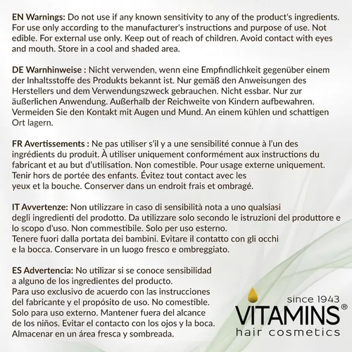 Miniatura 8 de Vitamins - Champú de queratina para tratamiento capilar con biotina, proteína de colágeno y aceite de ricino para cabello rizado, ondulado y lacio