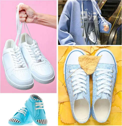 Miniatura 5 de FFNIU Paquete de 24 cordones de repuesto para pantalones deportivos, pantalones cortos, sudaderas con cordón para enhebrador, enhebradores, agujas