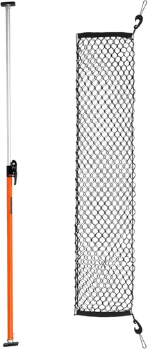Miniatura 13 de VEVOR Barra de carga, Barra de carga dentada ajustable de 89" a 104", Barra estabilizadora de carga de acero resistente con capacidad de 309 lbs