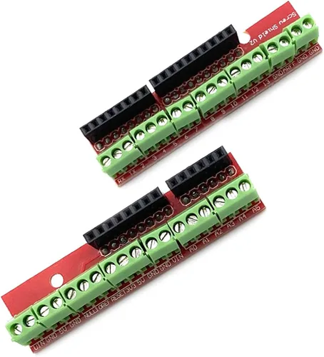 Miniatura 5 de KIRO&SEEU Terminal de placa de expansión Proto Screw Shield V2 compatible con Ar-duino UNO R3 Top