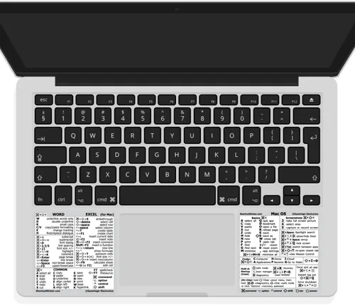 Miniatura 9 de Synerlogic (1 juego) Mac OS + Word/Excel (para Mac), adhesivos de vinilo laminado, para MacBook Air/Pro/iMac/Mini (arcoíris)