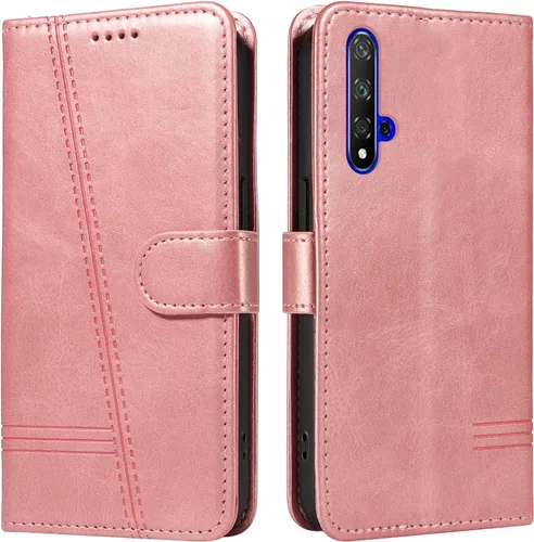 Miniatura 81 de Funda con tapa para Huawei Nova Lite 3, protección de 360 grados, a prueba de golpes, de piel sintética, con función atril y 3 ranuras