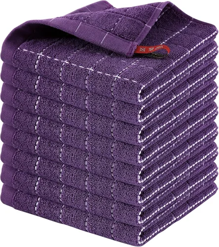 Miniatura 97 de Homaxy Paños de cocina 100% algodón de felpa, toallas de cocina ultra suaves y absorbentes para la cocina, adecuadas para secar y lavar platos