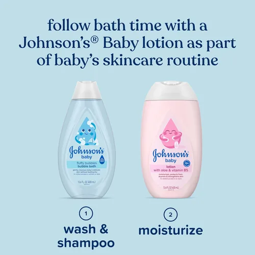 Miniatura 8 de Johnson's Baby Baño de Burbujas Esponjosas, Sin Más Lágrimas, Limpia Suavemente la Piel Delicada Sin Resecarla, Hipoalergénico, Sin Parabenos