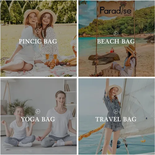 Miniatura 7 de YOOLIFE Beach Bags for Women - Travel Canvas Beach Tote, Pool Waterproof Bag, Travel Essentials, Gifts for Women Birthday
