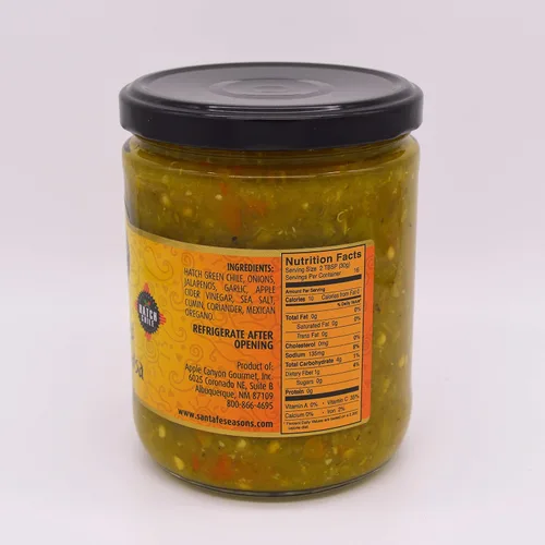 Miniatura 2 de SANTA FE SEASONS Salsa Chile verde tostado al fuego, 16 oz