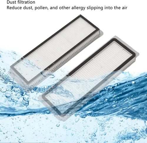Miniatura 3 de Kit de cepillo para trapeador de aspirador robot, filtros de cepillo blanco kit de peine plano para Mijia 1C para F9 Kit de repuesto para Xiaomi 1T