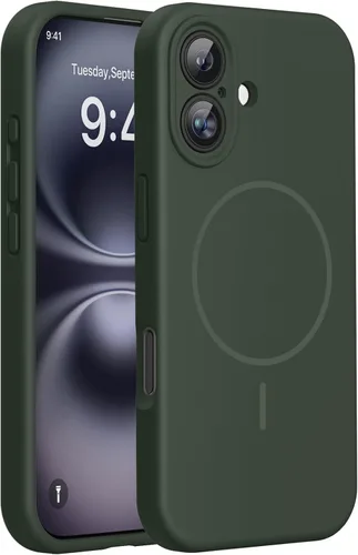 Miniatura 41 de Miracase Funda diseñada para iPhone 13, con protector de pantalla de vidrio templado, forro de microfibra suave antiarañazos, funda de goma