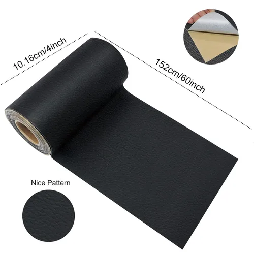 Miniatura 3 de Cinta adhesiva de reparación de cuero, kit de cinta adhesiva de cuero para sofá Safa cuero y vinilo, asiento del conductor del automóvil, bolsos