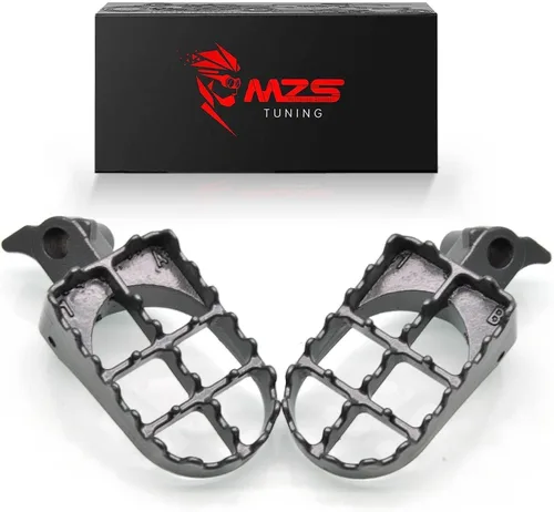 Miniatura 22 de MZS Estriberas eléctricas para motocross compatibles con X3 XXX MX3 MX4 MX5, estriberas Ebike MX más anchas reposapiés resto pedal CNC aluminio negro