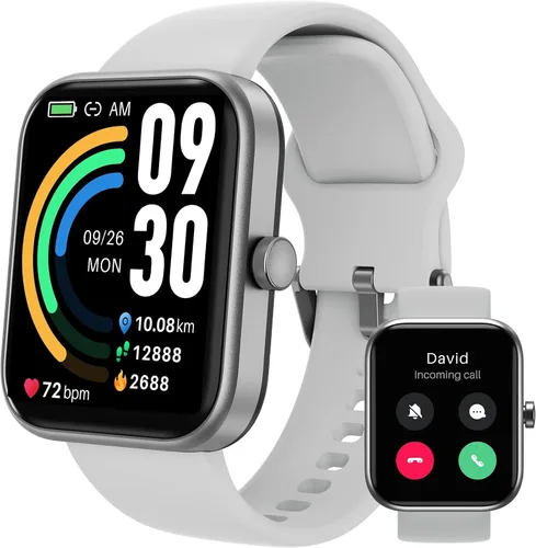 Miniatura 8 de TOZO Reloj inteligente para hombres y mujeres para iPhone y Android, rastreador de actividad física de 1.83 pulgadas, llamada Bluetooth