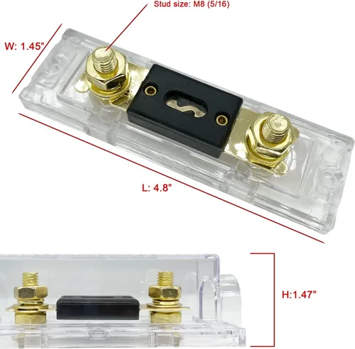 Miniatura 2 de Kit de portafusibles ANL de 200 AMP iRhapsody, paquete de 3
