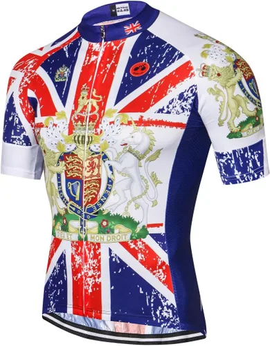 Miniatura 45 de Nuevo Pro cremallera completa hombres ciclismo Jersey manga corta Riding Shirt USA
