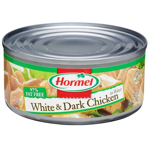Hormel Pollo en trozos blancos y oscuros enlatados, 5 onzas (paquete de 12)
