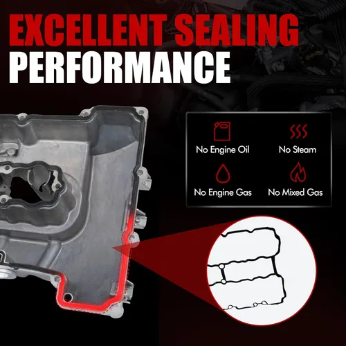 Miniatura 6 de MITZONE Kit de tapa de válvula de aluminio N54 Compatible con 2007-2016 BMW 1 series M 135i 335i 335is 535i 535xi 740i 740Li x6 z4 xDrive 3.0L