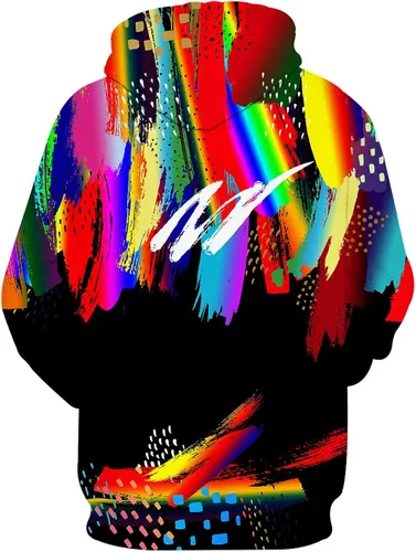 Miniatura 4 de YAJOOEY - Sudadera con capucha unisex con estampado 3D para hombres y mujeres.