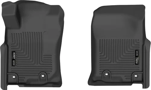 Miniatura 16 de Husky Liners Alfombrillas Weatherbeater Compatible con Lexus GX460 2010-2013; Toyota 4Runner 2010-2012 Fila delantera, 2 piezas, negro - 15571