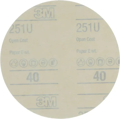 Miniatura 2 de 3 M Verde Corps Stikit 6" 40E Grit dust-free producción Disco, 1