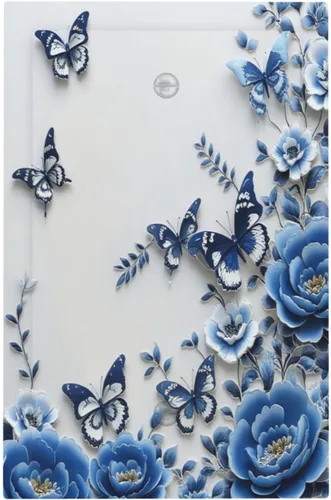 Miniatura 44 de Cubiertas Decorativas para Tomacorrientes Boho Floral Beige Flor y Hoja Botánico 1 Gang Interruptor de Luz Dúplex Placa Cubierta Placas de Boho