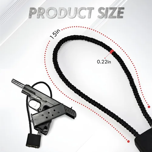 Miniatura 2 de TaShow Heavy Duty Steel Cable with Covered Body and Universal Fit