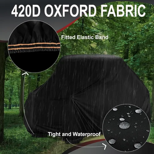 Miniatura 5 de Cubierta UTV de 2 plazas impermeable para todo tipo de clima, compatible con Yamaha Wolverine x2 850 1000 Rhino 450 660 700 YXZ1000R Ranger 500 570