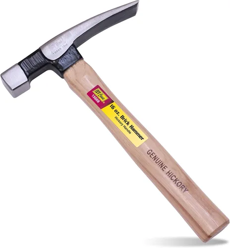 IVY Classic 15668 16 oz. Martillo de ladrillo con mango de madera de nogal