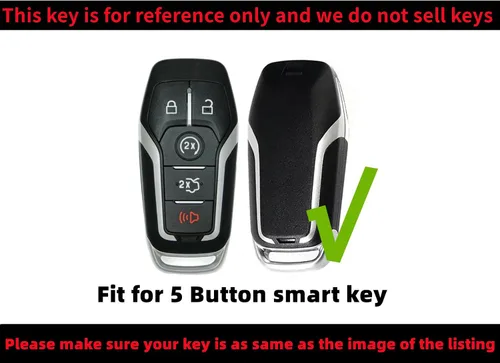 Miniatura 3 de REPROTECTING Funda de goma de silicona compatible con Ford Explorer Edge F-150 F-250 Super Duty F-350 Super Duty Fusion Lincoln Mustang MKX