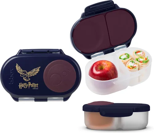 Miniatura 18 de b.box Caja de aperitivos – Mini caja Bento a prueba de fugas para niños y niños pequeños, recipientes de aperitivos de 2 compartimentos para niños