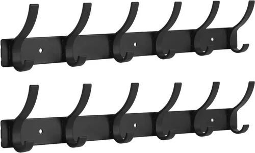 Miniatura 16 de Optish Perchero de Pared para Montar, Gancho para Abrigos de Montaje en Pared, Ganchos de Pared para Colgar, Perchero para Sombreros para Paredes