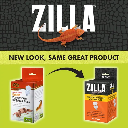 Miniatura 7 de Zilla Canopy Series - Bombillas fluorescentes UVB/UVA Desert 20 W, 3.875 pulgadas, color blanco