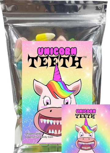 Miniatura 10 de Killer Bunny Dientes Pastel Candy Corn divertido y único cesta de Pascua, regalo de broma para cumpleaños, niñas, niños y adolescentes (7 onzas)