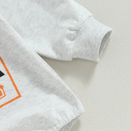 Miniatura 48 de Ropa de Halloween para bebé niña, sudadera con estampado de calabaza, mameluco de burbujas, lindo traje de Acción de Gracias de otoño