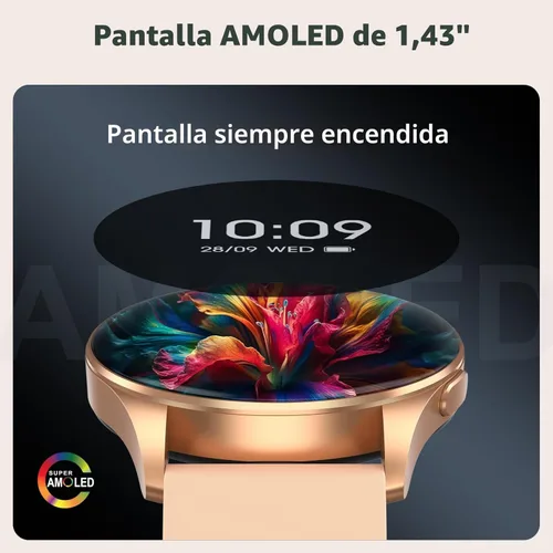 Miniatura 2 de Blackview Smart Watch for Women(Make/Answer Calls), 1.43''AMOLED Touchscreen Fitness Tracker with 100+ Sports Modes, Heart Rate/SpO2/Sleep Monitor/2