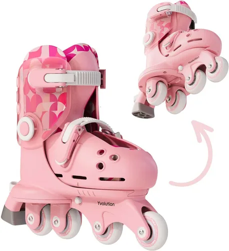 Miniatura 12 de Volution Learner Twista Patines – Patines ajustables 2 en 1 para niños a partir de 2 años – Convierte de patines de tres ruedas a patines en línea