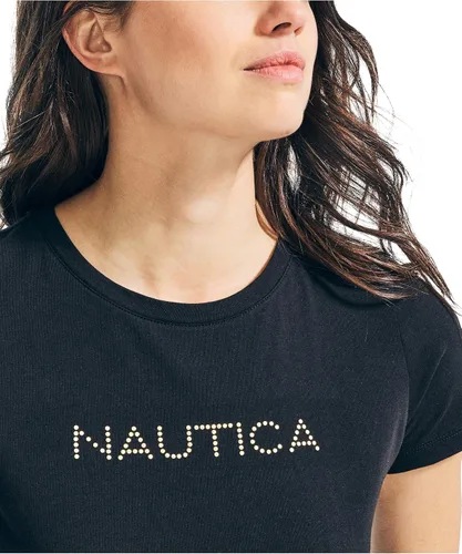 Miniatura 4 de Nautica Camiseta de mujer Easy Comfort Supersoft 100% algodón con logotipo clásico