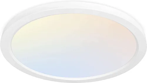 Miniatura 14 de hykolity – Luz LED redonda plana de 9 pulgadas con temperatura de color seleccionable (CCT), 18W, 1800 lúmenes, 3000K/4000K/5000K, luz de techo