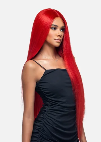 Miniatura 5 de Vivica A. Fox WNB-1, mezcla de cabello humano, peluca de encaje frontal, color 1, negro azabache
