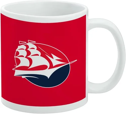 Miniatura 304 de Taza de cerámica con logotipo principal de Marshall, tazas originales para regalo para café, té y bebidas calientes, 11 oz, blanca