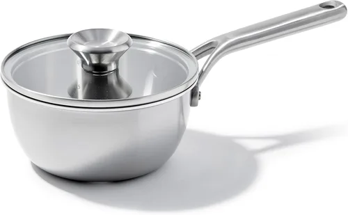 Miniatura 11 de OXO Mira Sartén Saltear Tri-Ply de Acero Inoxidable, 3.25QT Cocina Jumbo con Tapa, Inducción, Multi Revestido, Apta para Lavavajillas y Utensilios