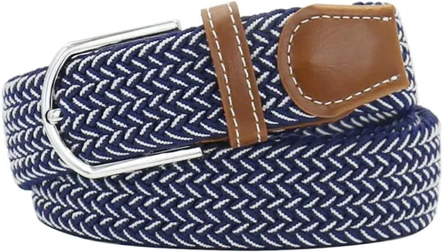 Miniatura 16 de Mixed Color Woven Stretch Braided Belts for Men and Women Fashion Elastic Belts