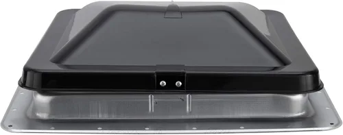 Miniatura 4 de HENG'S INDUSTRIES Respiradero universal para techo de remolque/caravana de RV de 14 pulgadas con tapa de humo y ventilador de 12V 12 voltios 74112
