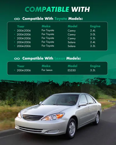 Miniatura 4 de SCITOO Amortiguadores traseros completos para Toyota Camry, 2004-2006 para Toyota Camry, 2004-2006 para Lexus Es330, 2004-2006 para Toyota Camry