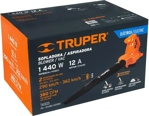 Miniatura 5 de TRUPER SOPLA-1440 Soplador/aspiradora eléctrica 1.440W, con colector de bolsas