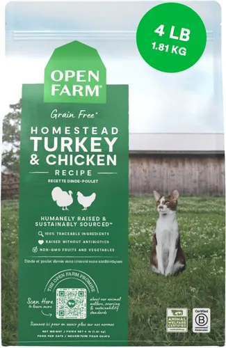 Miniatura 15 de Open Farm - Alimento seco para gatos sin granos de cordero criado en pasto, receta de cordero criado humanamente con superalimentos sin OMG y sin