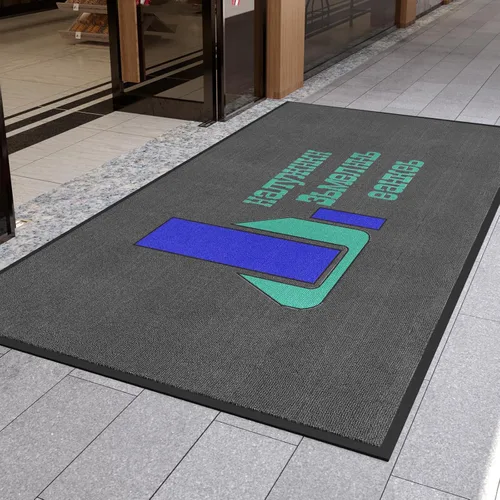 Miniatura 11 de Alfombrillas comerciales personalizadas para puertas Alfombra con logotipo personalizado Texto de entrada Alfombra para entrada con respaldo de goma
