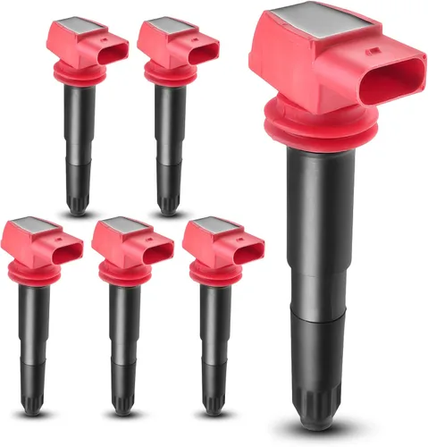 Miniatura 9 de A-Premium Paquete de bobinas de encendido del motor compatible con Porsche Cayenne 2008-2018, Panamera 2010-2016, 3.6L 4.8L DOHC